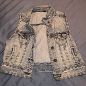 American Eagle denim vest